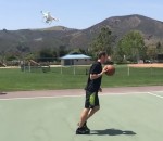 basket fail panneau Filmer un joueur de basket avec un drone (Fail)