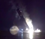 fusee barge atterrissage Atterrissage raté du premier étage de la fusée Falcon 9