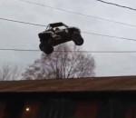 buggy saut Sauter par-dessus une maison avec un buggy