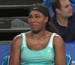 match tennis williams Serena Williams demande un café en plein match