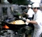 cuisine Cuisiner dans un wok pour 60 personnes