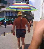short parasol Se protéger du soleil