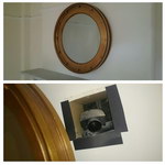 miroir camera Surprise dans un appartement loué