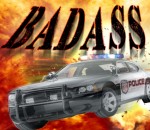 policier voiture Badass Cop