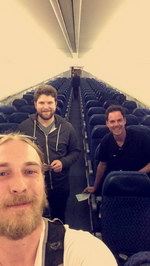 avion vol Un vol Phoenix Chicago avec seulement 3 voyageurs