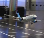 avion Vol réaliste d'un avion Airbus A310 radiocommandé