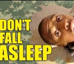 blague Ne pas s'endormir à l'armée
