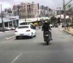 moto motard chute Road Rage en moto Fail