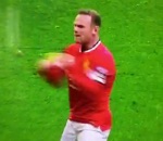 but celebration Rooney fête son but en imitant un KO