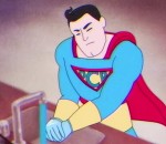 super heros animation Superman avec des TOC