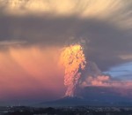 volcan cendre Eruption du volcan Calbuco au Chili
