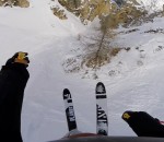 couloir descente Léo Taillefer fait du ski à Val d'Isère
