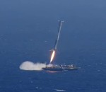 fusee falcon barge Atterrissage encore raté du premier étage de la fusée Falcon 9