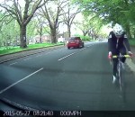 faceplant fail Cycliste vs Auto-école
