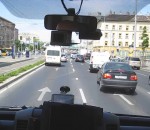 budapest hongrie Dashcam d'une ambulance en urgence à Budapest