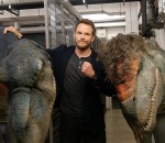 costume dinosaure Chris Pratt Dinosaurs Prank 
