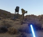 wars Un Jedi avec une GoPro