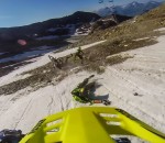 course chute vtt Megavalanche Glacier Carnage