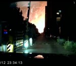 voiture dashcam explosion Une dascham filme les explosions de Tianjin