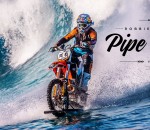 motocross eau Faire du surf à motocross