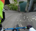 primoz Descendre un barrage de 60 mètres à vélo