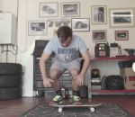 skateboard figure apprendre Il apprend à faire un kickflip en 5h47