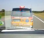course vitesse ambulance Deux ambulances privées font la course