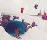 julien « Fast Forward », une course-poursuite à skis à La Plagne