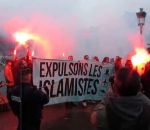 victime rassemblement Un groupe d'identitaires refoulé pendant une manifestation à Lille