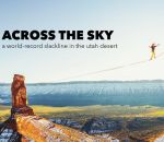 slackline Un record de slackline dans le desert de l'Utah