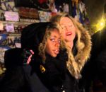 victime madonna Madonna chante «Imagine» à République