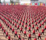 spectacle synchronisation Spectacle synchronisé de l'école d'arts martiaux Tagou Shaolin