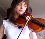 debutant femme Une violoniste débutante filme ses progrès pendant deux ans