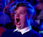 reaction La tête d'un spectateur dans Australia’s Got Talent