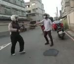 homme coup rage Road Rage Taïwanais