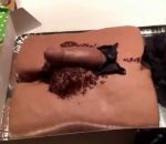 organe Un gâteau en forme de pénis