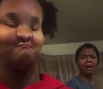 peur visage Une maman effrayée par un filtre de Snapchat