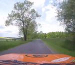 camera accident vue Magnifique prise de vue accidentelle lors d'un crash en rallye