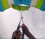 saut Torsades et auto-rotation pendant un saut en parachute