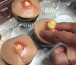 cupcake gateau Cupcakes en forme de boutons d'acné