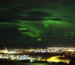 aurore boreale Aurores boréales à Reykjavík