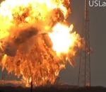 explosion fusee lancement Explosion d’une fusée de SpaceX sur son pas de tir