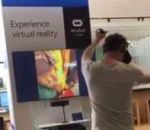 oculus escalade Faceplant en réalité virtuelle