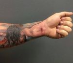 christ tatouage Tatouage bras du Christ
