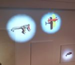 projection art Gallery Invasion (Mapping vidéo)