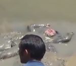 boue ivre Un homme ivre repêché dans une rivière