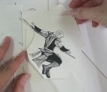 serene Animation en papier découpé « Assassin’s Creed »
