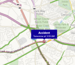carte Microsoft prédit les accidents de la route
