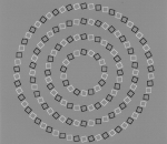 optique cercle Regardez bien, il y a 4 cercles (Illusion d'optique)