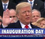 montage trump ceremonie Troll pendant la prestation de serment de Trump